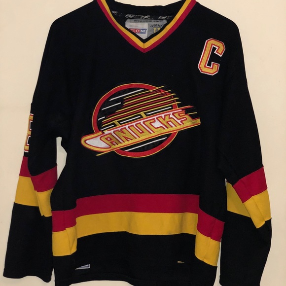 Vintage Vancouver Canucks NHL Hockey Jersey (2000) - Picture 2 of 4
